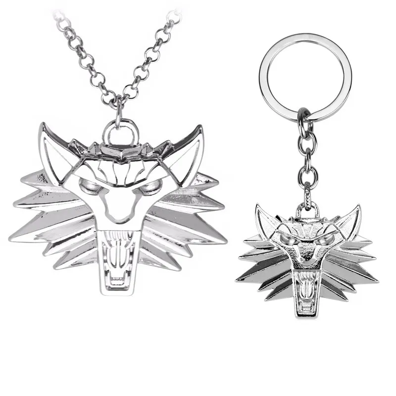 Chaveiro Chaveiro The Witcher 3 Wolf Head Para Fãs