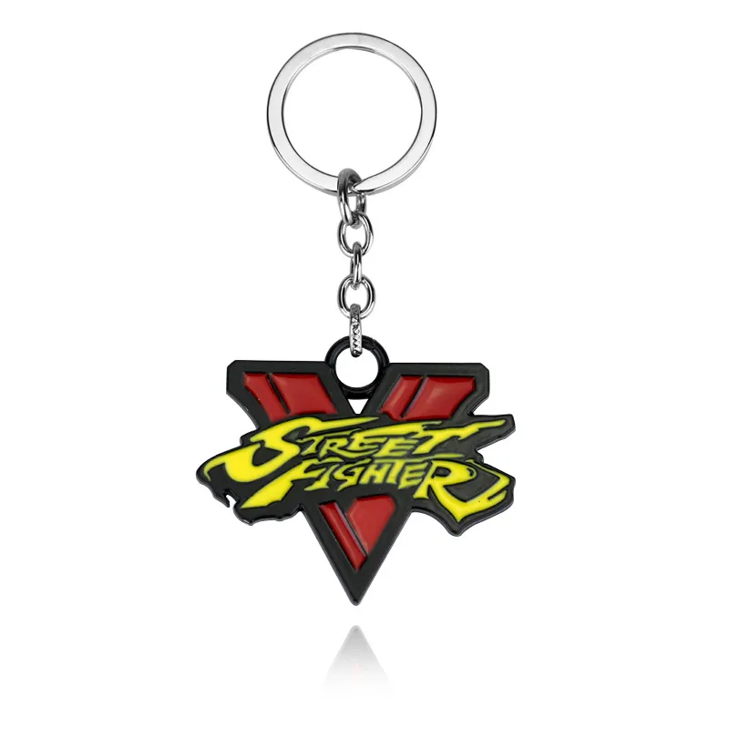 Pingente De Chaveiro Em Liga Leve Com Logotipo Street Fighter V Para Fãs