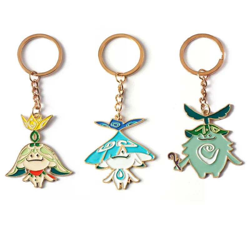 Pingente De Chaveiro Genshin Impact Lannaro Forest Spirit