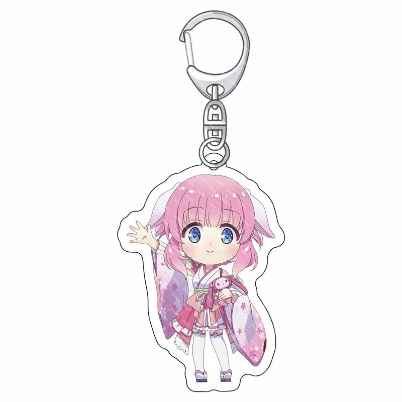 Conjunto De Chaveiros Tenkai Dolls Acrílico Ayaka Kuroha Getsuka Rac