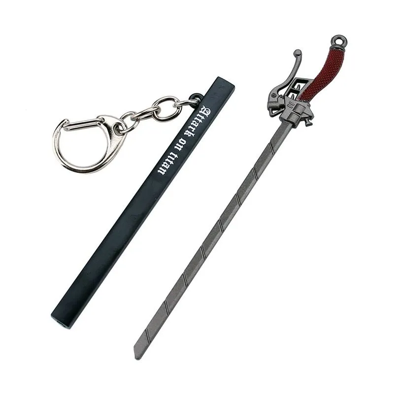 Acessório De Anime Keychain Attack On Titan Sword Sheath Metal