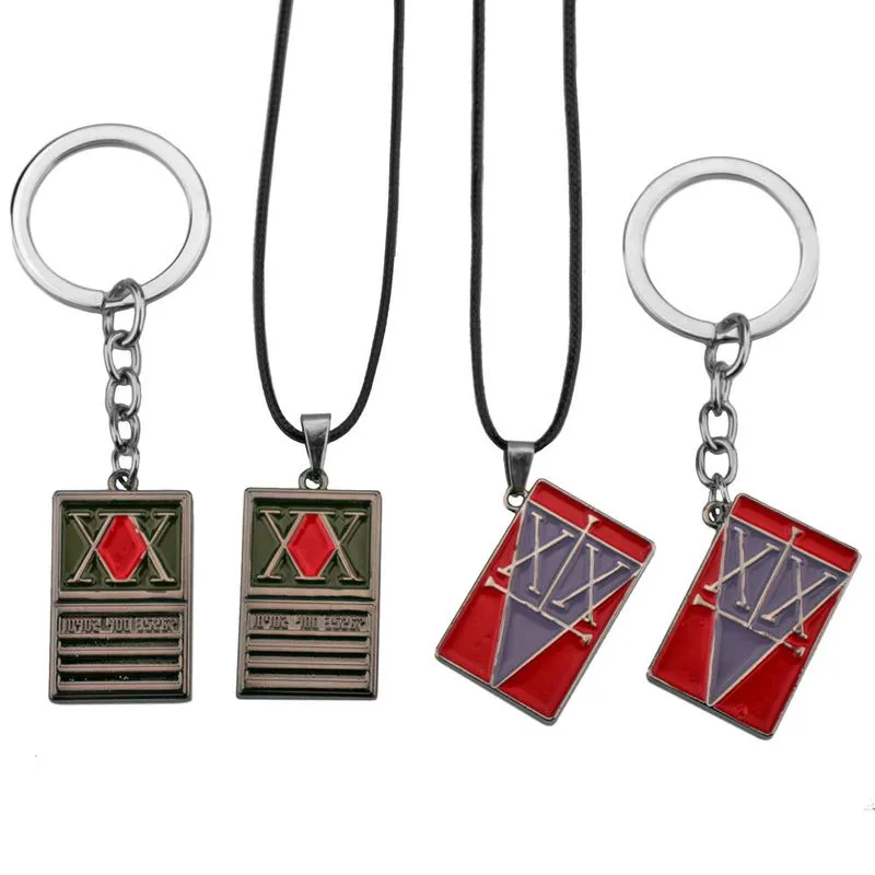 Chaveiro E Colar, Pingente, Hunter X Hunter Guild Symbol