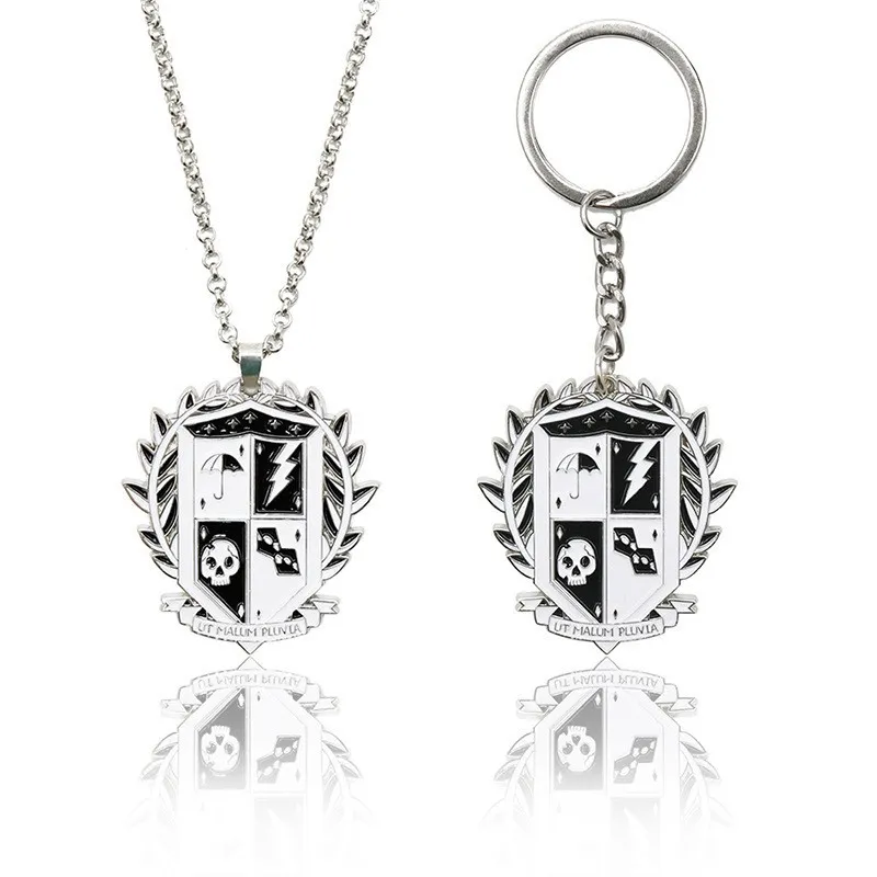 Conjunto De Chaveiros E Colares Umbrella Academy Emblem