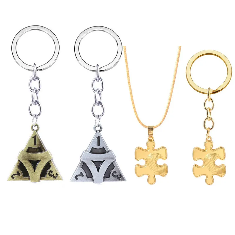 Conjunto De Chaveiros E Colares Identity V Puzzle Piece Design