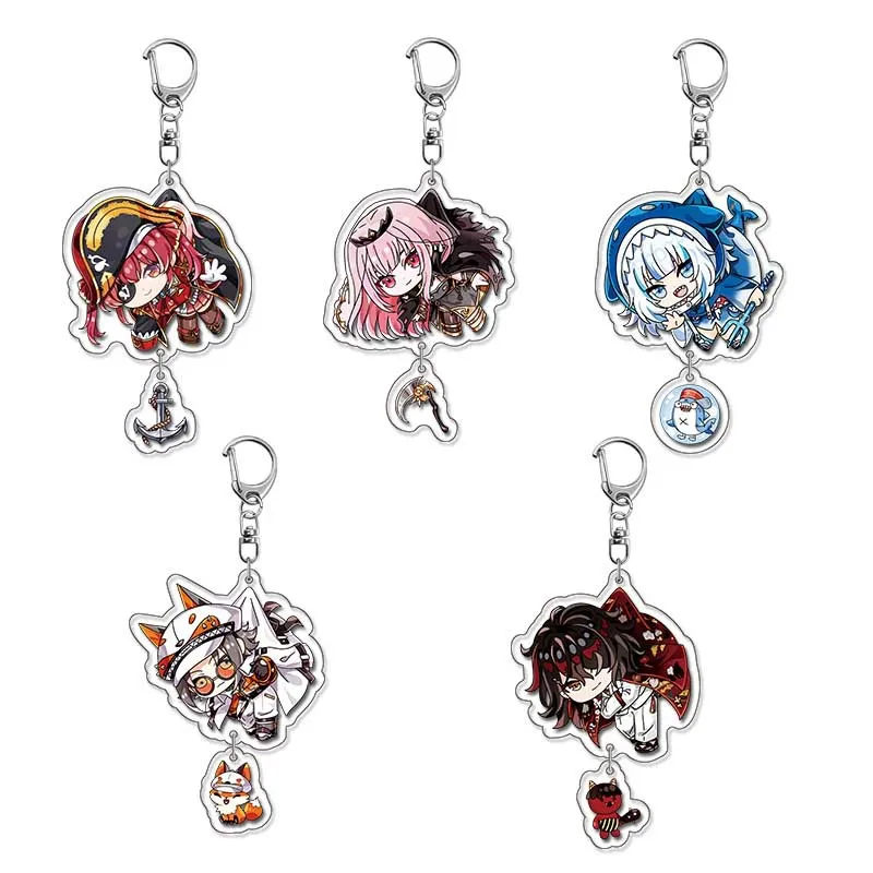 Chaveiro De Acrílico Rainbow Society Virtual Youtuber Chibi C