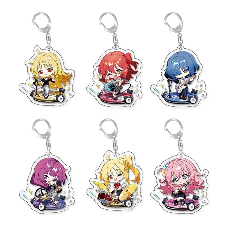 Conjunto De Chaveiros Bocchi The Rock Em Acrílico Gotou, Yamada, Ikuyo