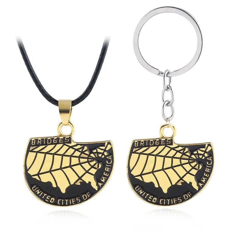 Conjunto De Chaveiros E Colares Com O Logotipo Death Stranding Bridges
