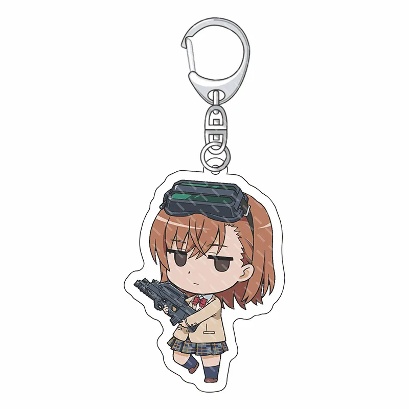 Conjunto De Chaveiros De Acrílico A Certain Magical Index Chibi Style