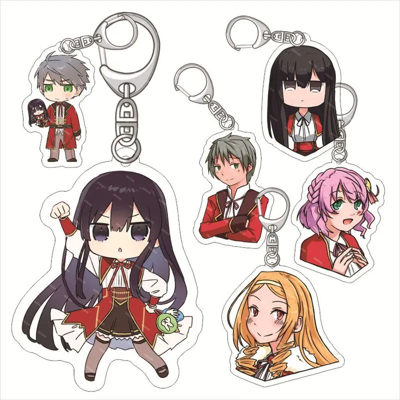 Conjunto De Chaveiros Acrílico The Villainess Level 99 Aira Chibi Style