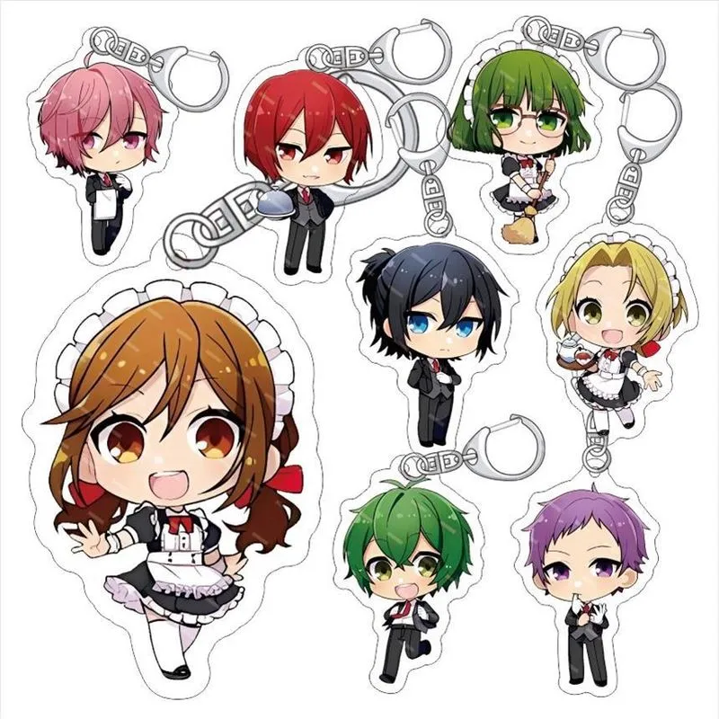 Conjunto De Chaveiros De Acrílico Horimiya Hori Miyamura Chibi Style