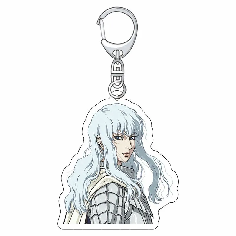 Conjunto De Chaveiros De Acrílico Berserk Guts Griffith And M