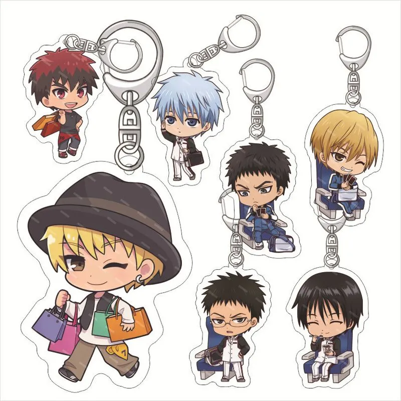 Conjunto De Chaveiros De Acrílico Kuroko's Basketball Tetsuya K &amp; More