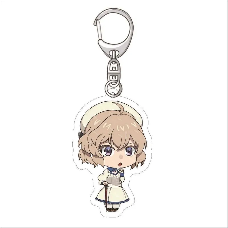 Chaveiro In/Spectre Kotoko, Kuro, Saki, Acrílico Steelman Nanase