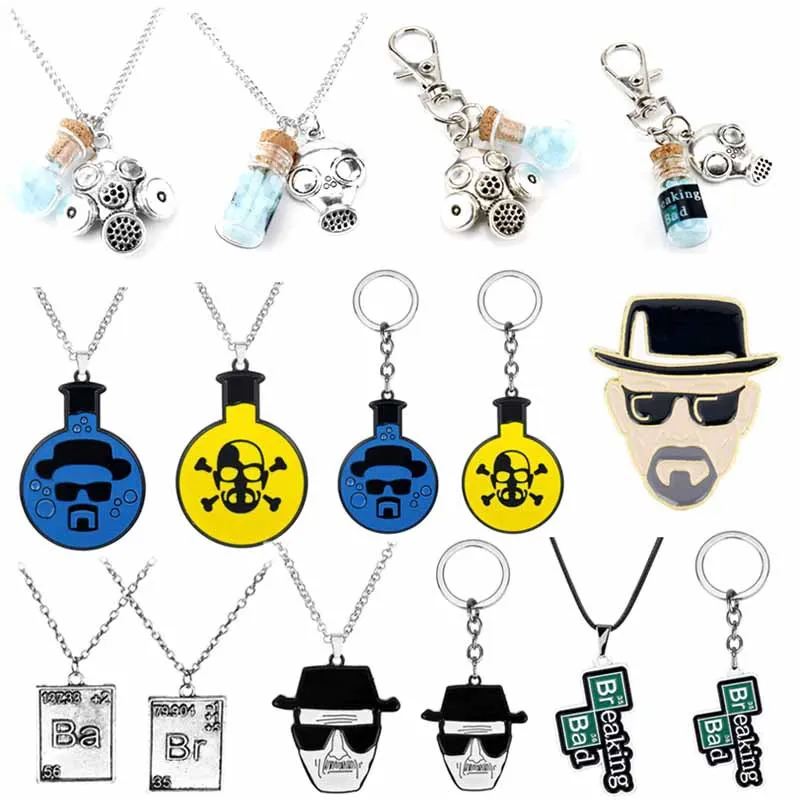 Conjunto De Chaveiros E Colares Breaking Bad Heisenberg Accessorie