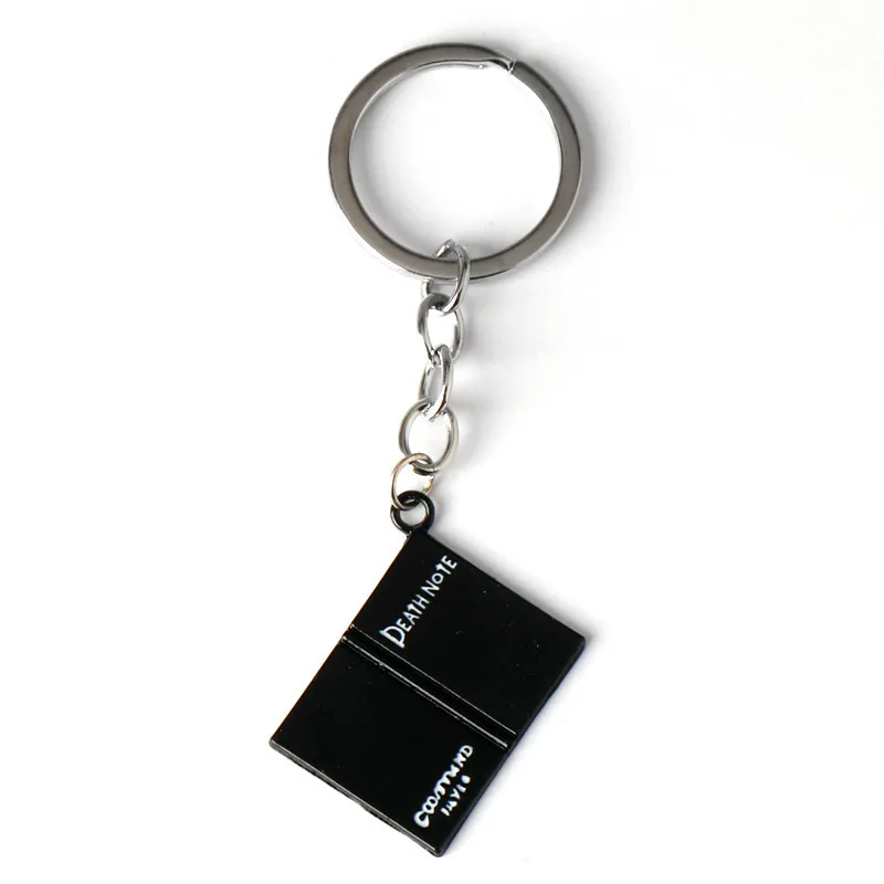 Chaveiro Death Note L &amp; Light Yagami Black Book Pingente