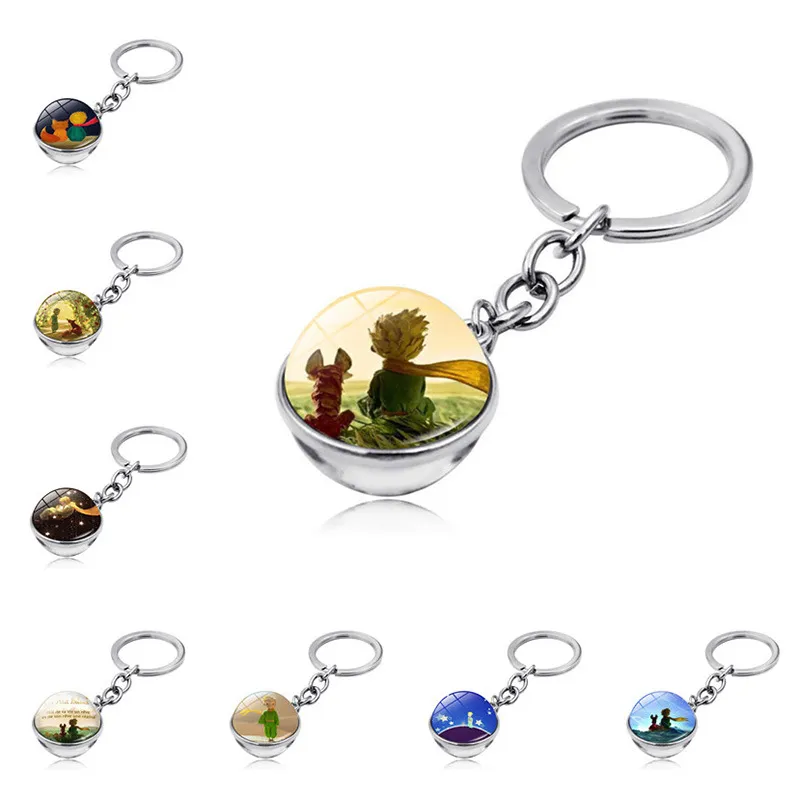 Chaveiro Glass Ball Little Prince Com Design De Dupla Face