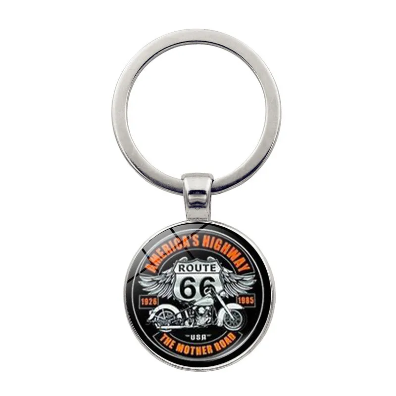 Design De Motocicleta Route 66 Para Amantes De Viagens Rodoviárias