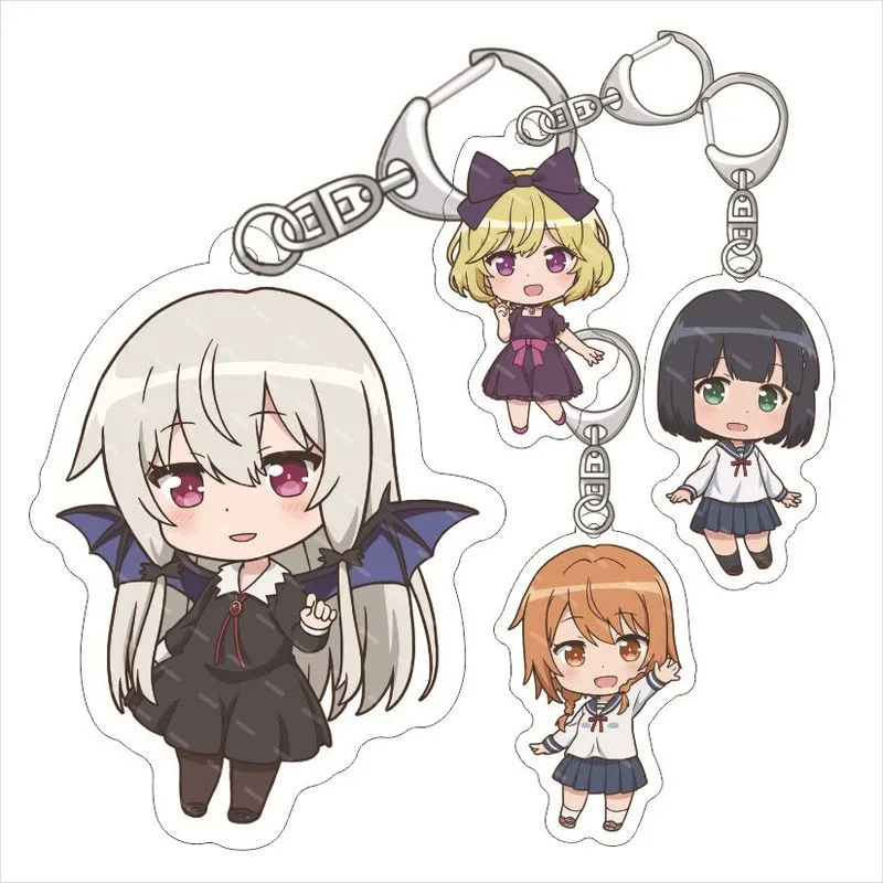 Conjunto De Chaveiros De Acrílico Neighbor's Vampire Sister Anime Fan