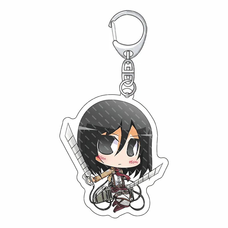 Chaveiro Attack On Titan Mikasa Ackerman Chaveiro De Acrílico