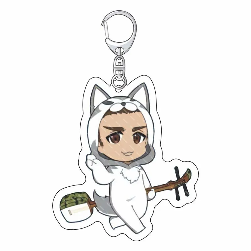 Conjunto De Chaveiros Pure White Sound Com Lindos Macacões De Animais