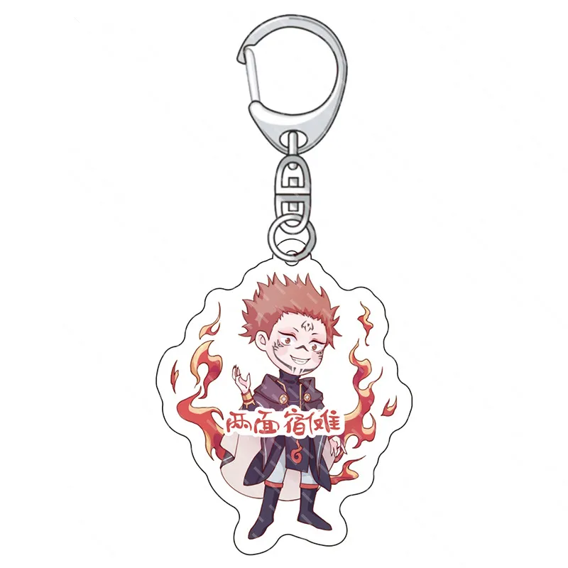 Chaveiro Acrílico Jujutsu Kaisen Yuuji Itadori Anime Keyrin