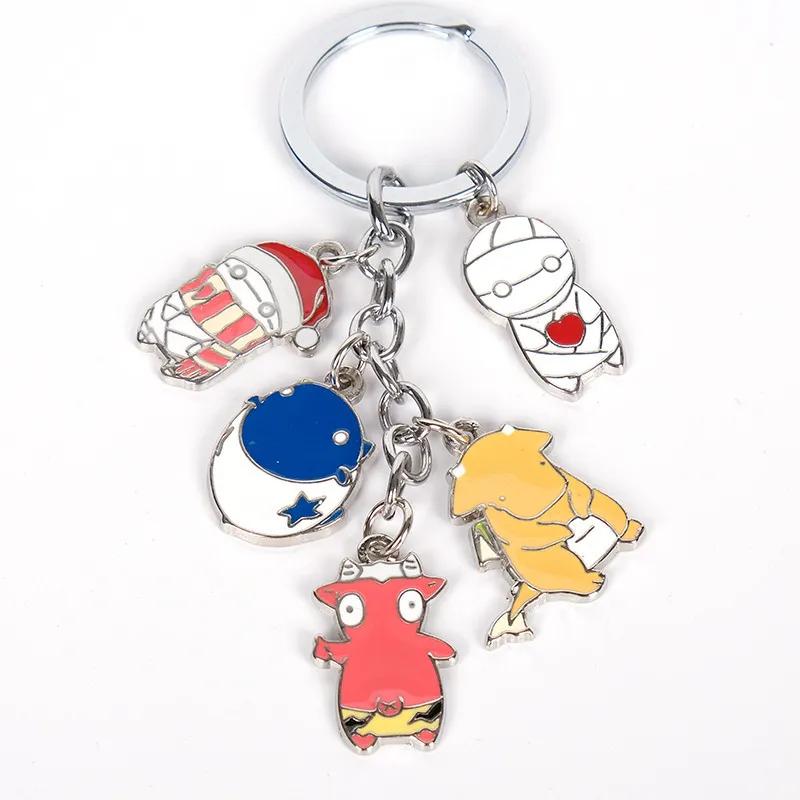 Conjunto De Chaveiros The Morose Mononokean Cute Q-version Charms
