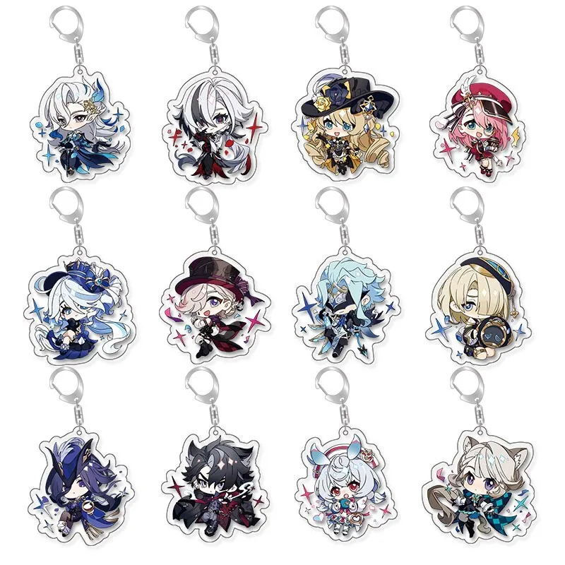 Chaveiros De Acrílico Genshin Impact Characters Lumine Venti