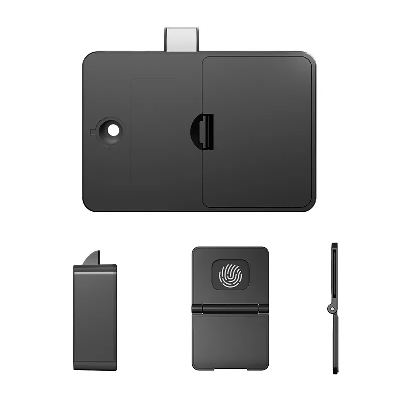 Cartão Deslizante De Luxo Nfc Smart Drawer Lock F079 No Drill