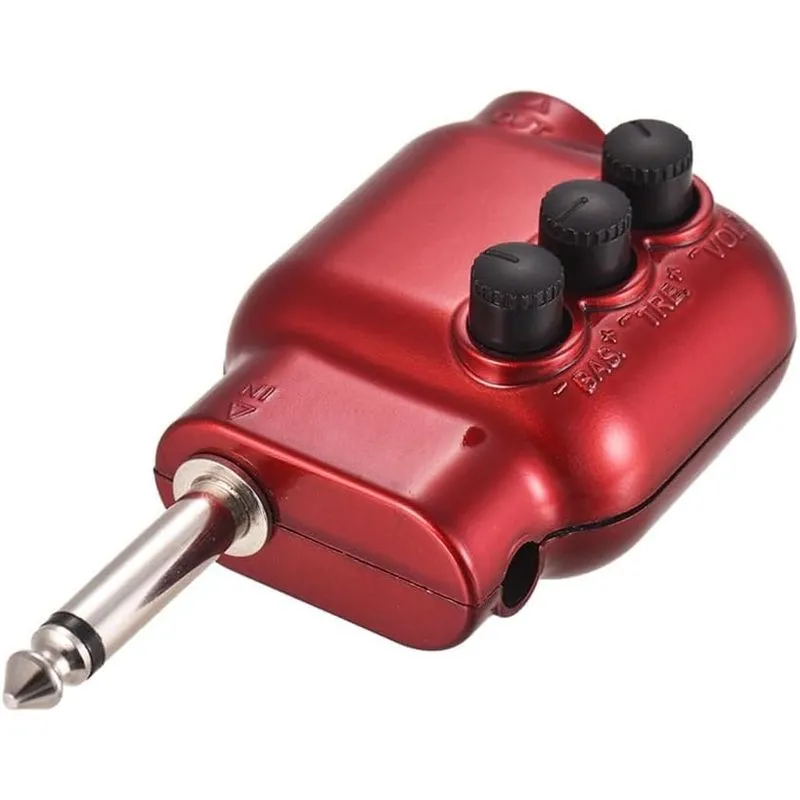 Mini Pré-amplificador De Guitarra Com Controle De Equalização Para Guitarra Acústica