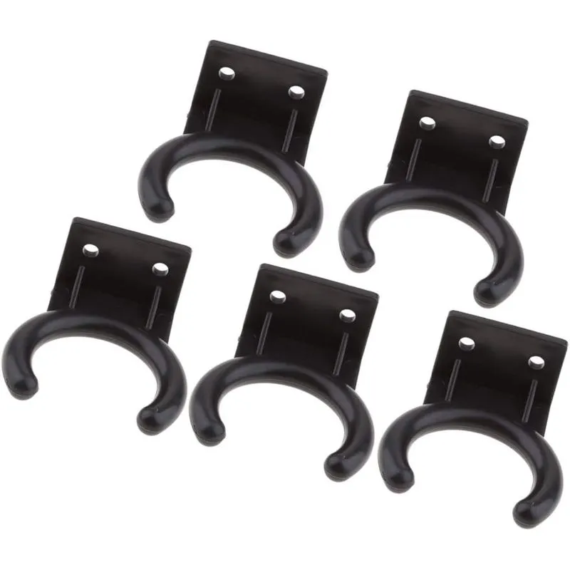Conjunto De 5 Ganchos De Montagem Em Parede Para Microfones Sem Fio