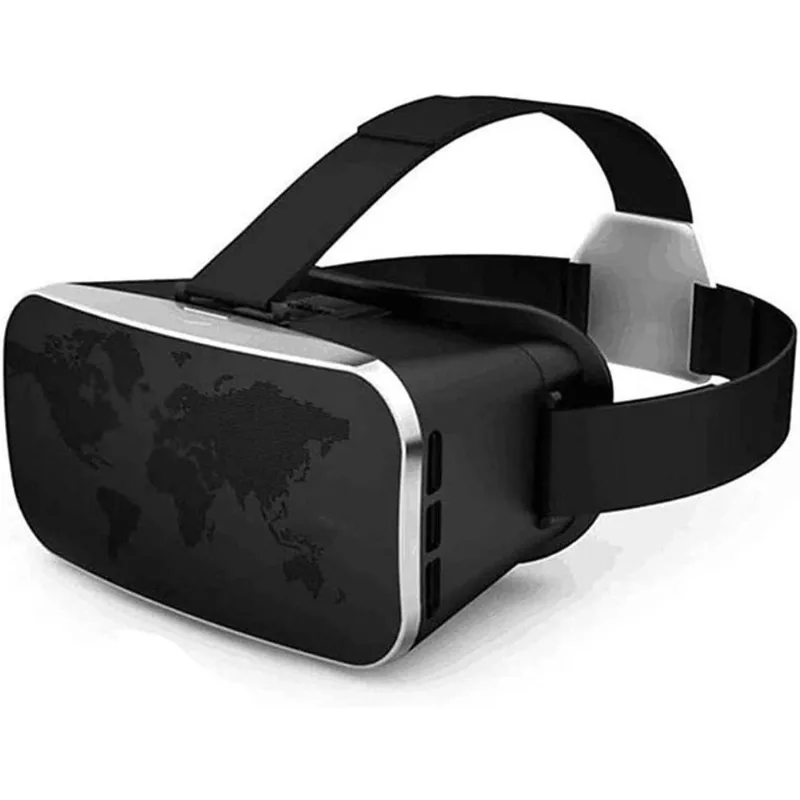 Fone De Ouvido Vr Box V3 3d Para Iphone E Android Com Lente Hd
