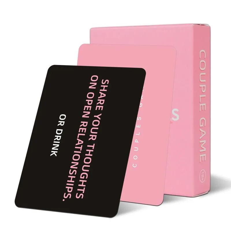 Jogo De Cartas Para Casais, Cartas De Desafio De Conversação Romântica