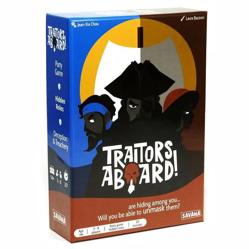Hidden Role Party Game Traitors A Bordo Para 3-8 Jogadores