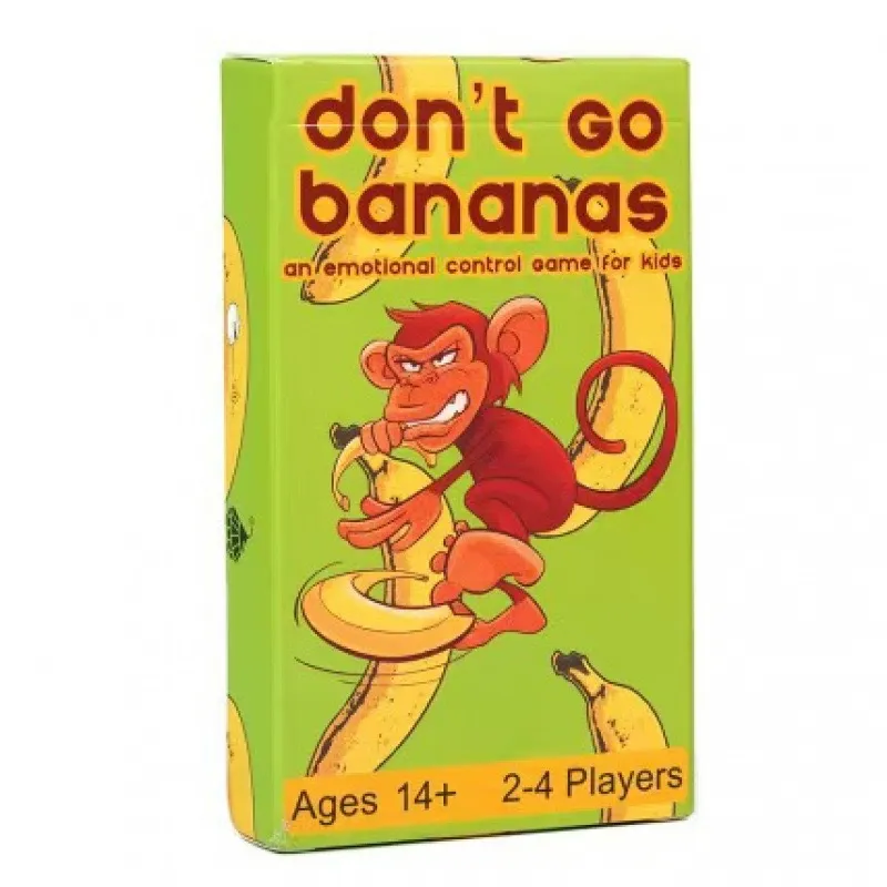 Jogo De Cartas Don't Go Bananas Family Emotional Control Game