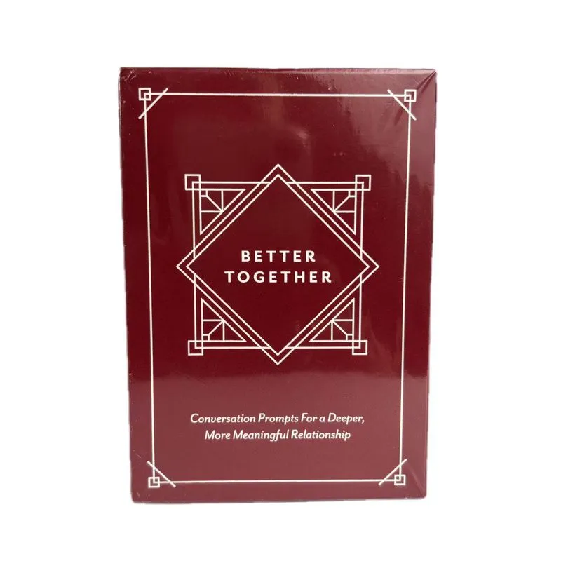 Conversation Card Game Deck Better Together Para Casais