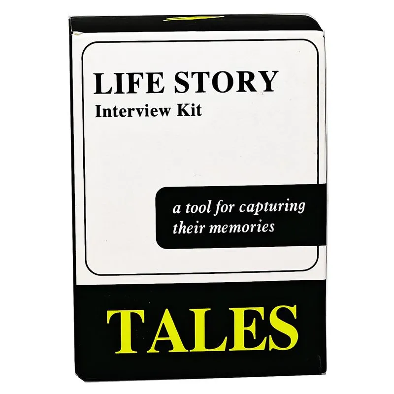 Kit De Entrevista De Histórias De Vida Para Jogos De Cartas De Conversação