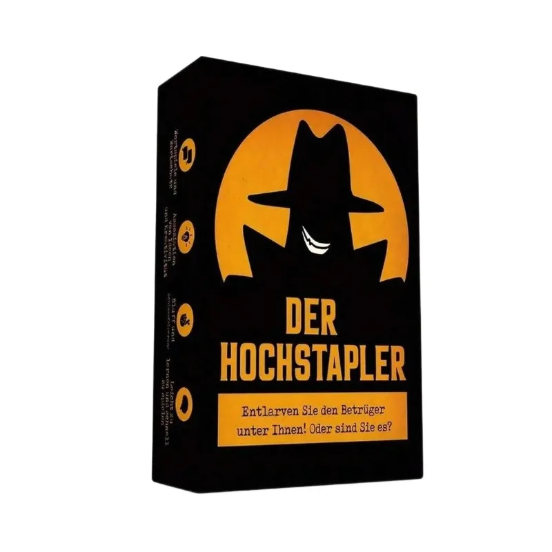 Jogo De Cartas De Festa Der Hochstapler Hidden Role Bluffing