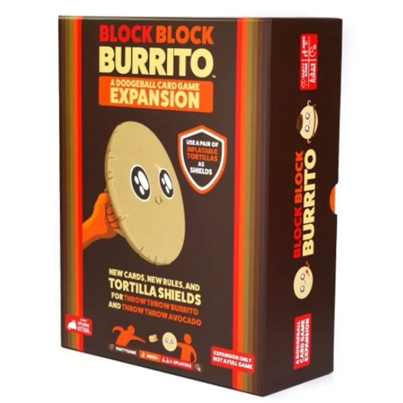Pacote De Expansão Card Game Block Block Burrito For Throw Throw