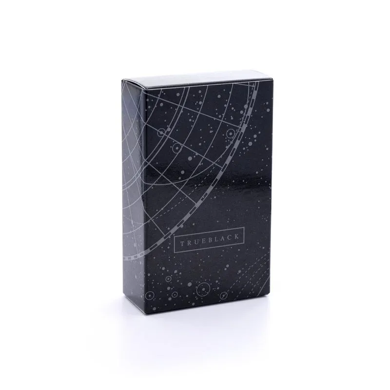 Baralho De Cartas De Tarô True Black Elegant Oracle Divination