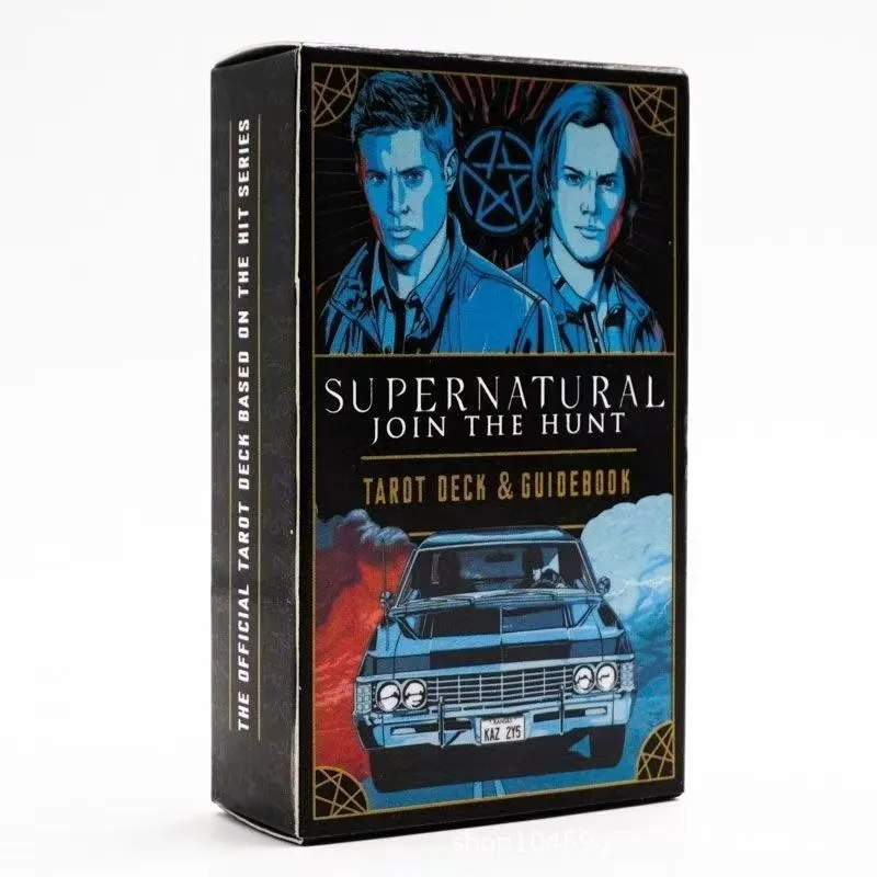 Baralho De Tarô Supernatural 78 Cartas Com Guia +10,5x6x2,7 Cm