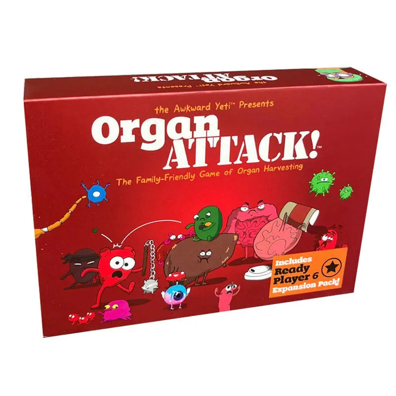 Jogo De Cartas Organ Attack Funny Family Strategy Party