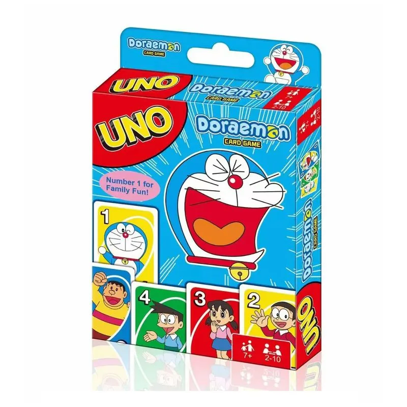 Jogo De Cartas Uno Doraemon Theme Family Party Com 50 Cartas
