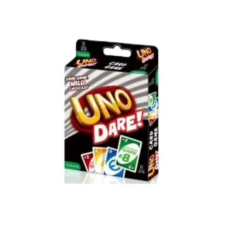 Jogo De Cartas Uno Dare For Family Party Game Night Com 50 Cartas