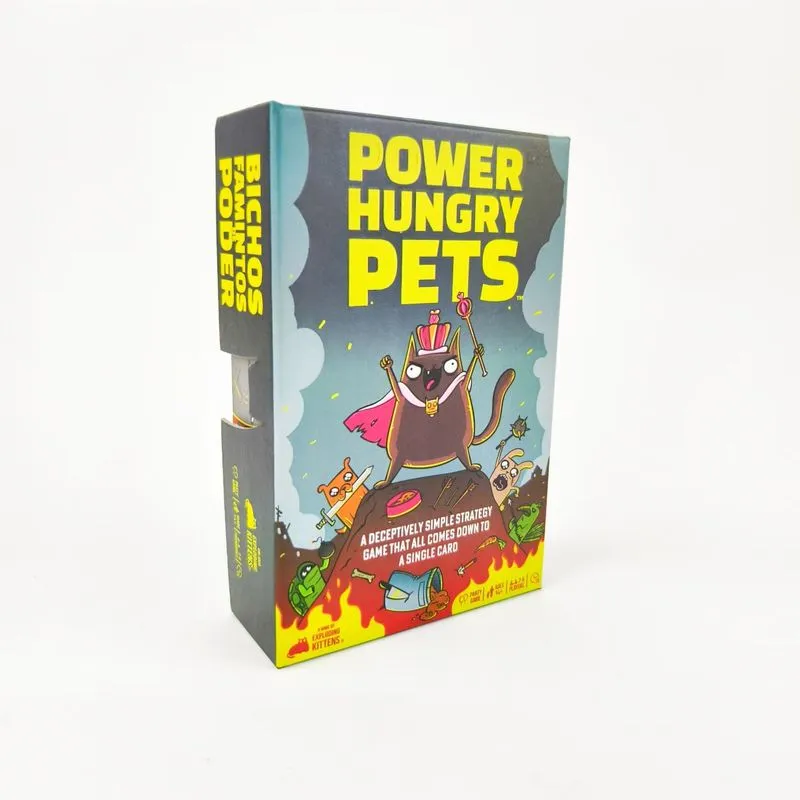 Estratégia Do Jogo De Cartas Power Hungry Pets Para Uma Noite De Festa