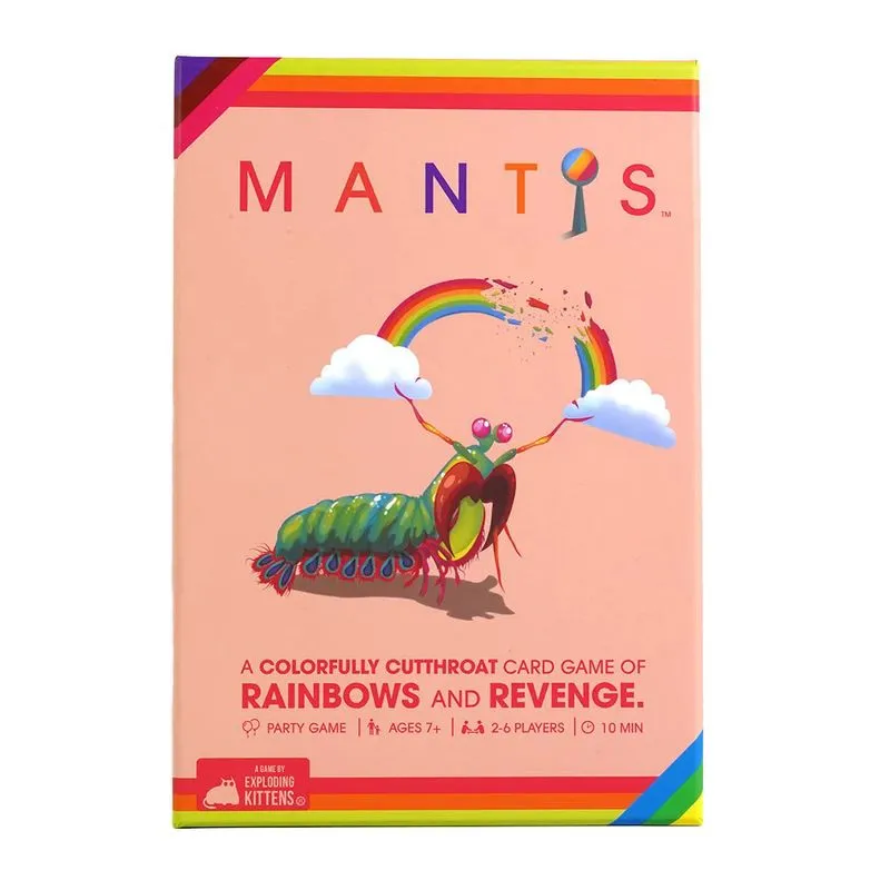Jogo De Cartas Mantis Fun Party Para 2 A 6 Jogadores Com Mais De 7 Anos