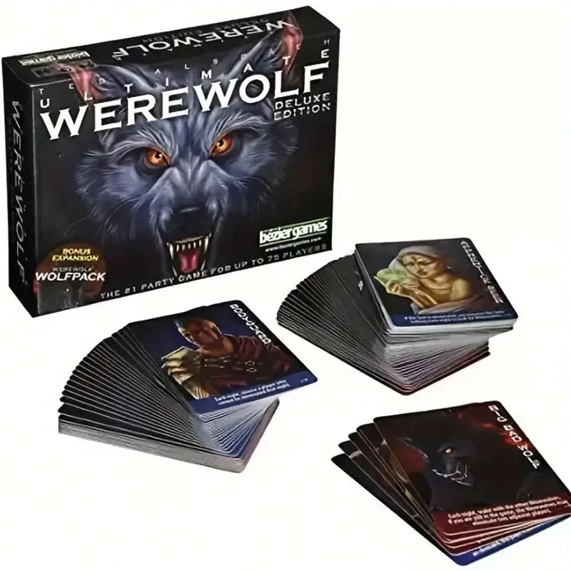 Party Game Ultimate Werewolf Deluxe Edition Para 5-75 Jogadores