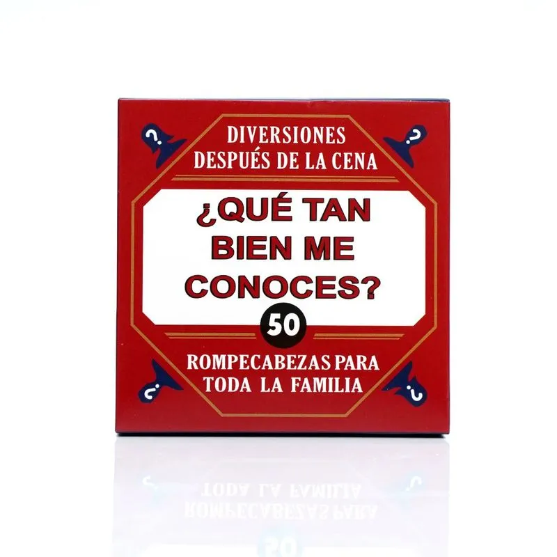 Jogo De Cartas Quão Bem Você Me Conhece? Diversão Em Família Com 50 Instruções