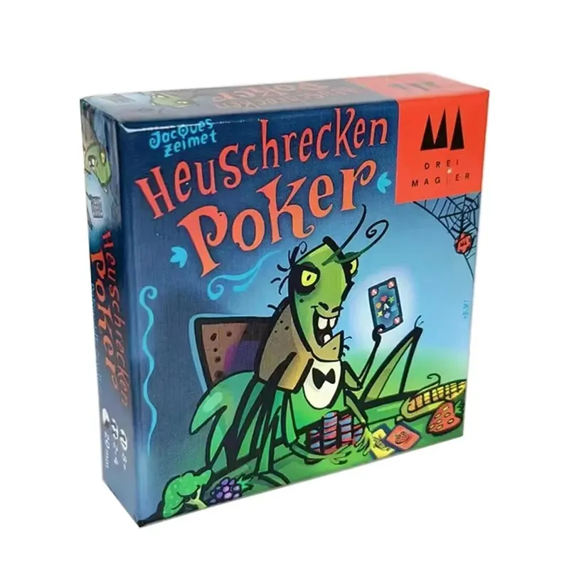 Jogo De Cartas Heuschrecken Poker Estratégia Rápida Para 3-6 Jogadores