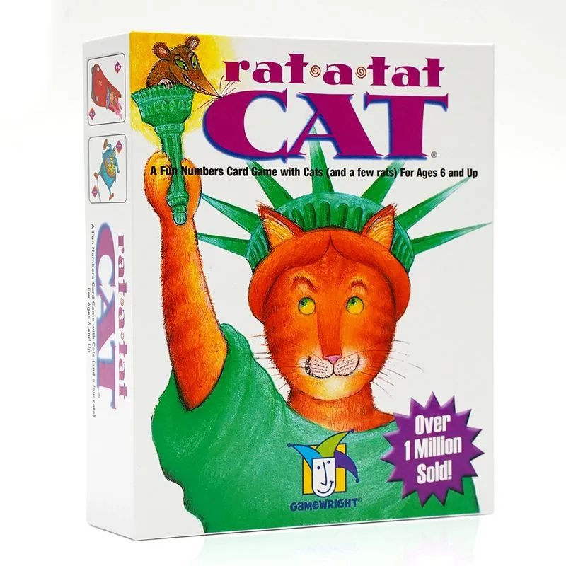 Jogo De Cartas Rat-a-tat Roll Fun Memory Para Famílias