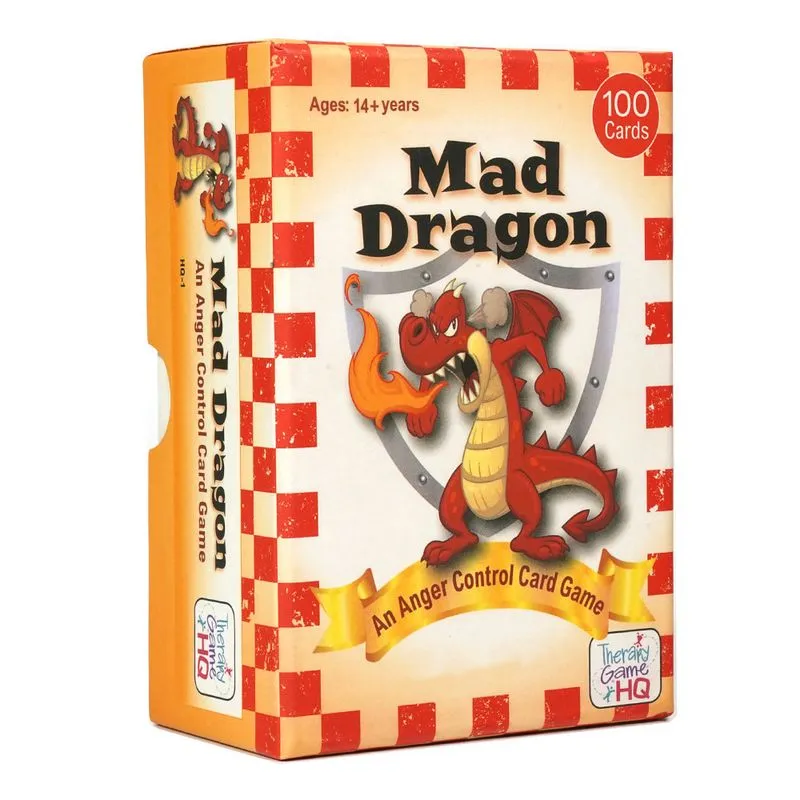 Jogo De Cartas Mad Dragon Fun Anger Management Para Todas As Idades